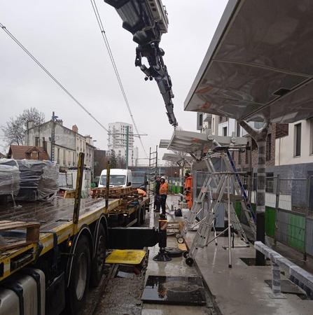[Noisy-le-Sec] Nouveau mobilier à la station Petit-Noisy !
