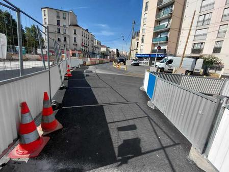 [Noisy-le-Sec] Poursuite des travaux de plateforme et de rails rues Anatole France et Jean Jaurès