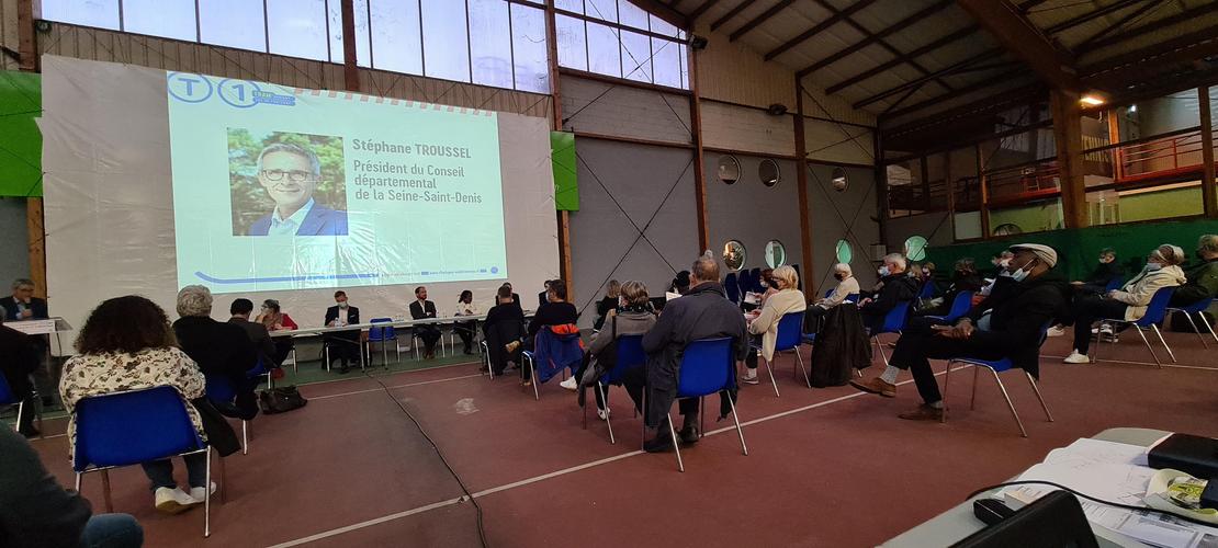 Réunion publique du 4 octobre 2021 à Montreuil © Département de la Seine-Saint-Denis
