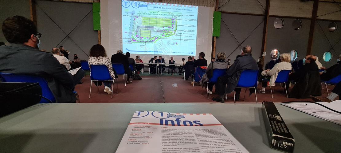 Réunion publique du 4 octobre 2021 à Montreuil © Département de la Seine-Saint-Denis