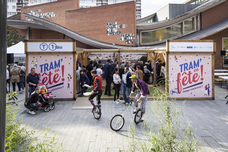 Evènement Tram' en fête © Département de la Seine-Saint-Denis