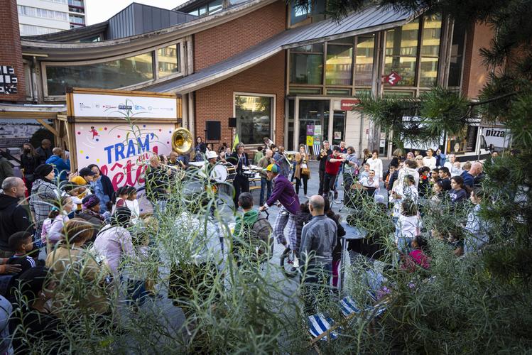 Evènement Tram' en fête © Département de la Seine-Saint-Denis