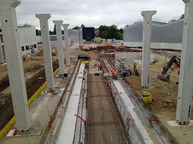 Travaux de construction du SMR à Montreuil © Département de la Seine-Saint-Denis