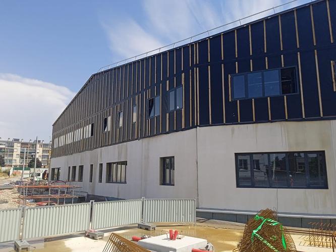 Travaux de construction du SMR à Montreuil © Département de la Seine-Saint-Denis