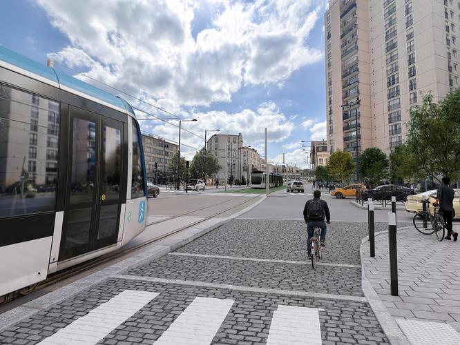 Rue Paul Vaillant Couturier/Rue Anatole France - Noisy-le-Sec © Département de la Seine-Saint-Denis