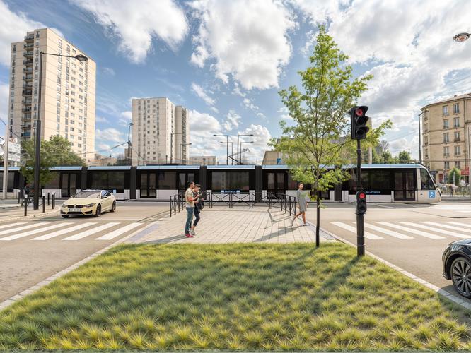 Carrefour Brément/Rue Jean Jaurès - Noisy-le-Sec © Département de la Seine-Saint-Denis