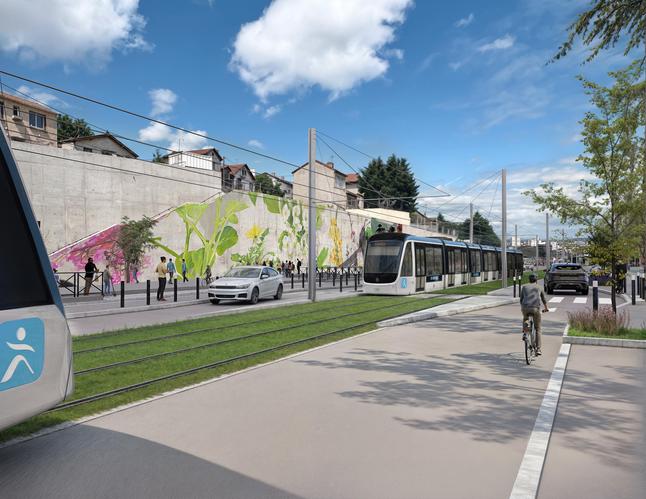 Rue Anatole France - Noisy-le-Sec © Département de la Seine-Saint-Denis