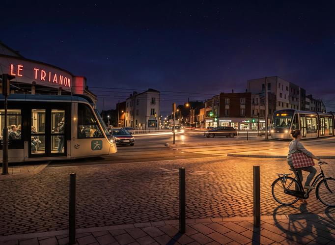 Place Carnot - Romainville © Département de la Seine-Saint-Denis