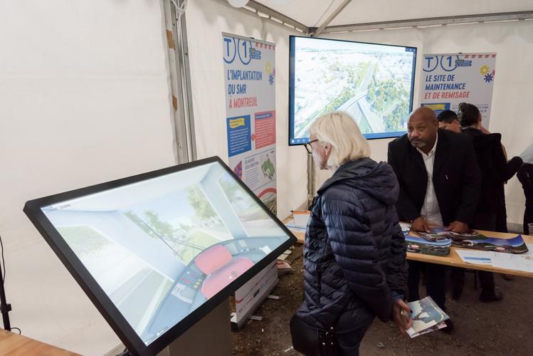 Evènement de lancement du travaux © Département de la Seine-Saint-Denis