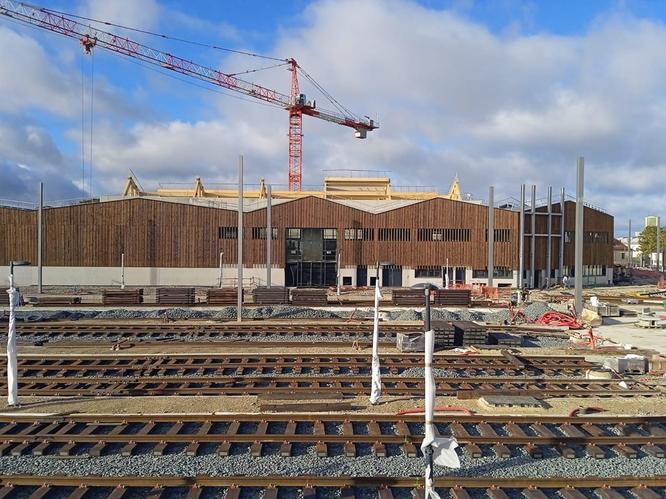 Travaux de construction du SMR à Montreuil © Département de la Seine-Saint-Denis