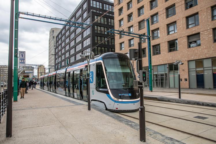 Les nouvelles rames du T1 © Département de la Seine-Saint-Denis